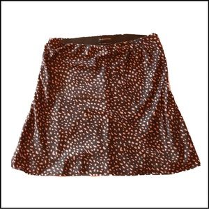 UO satin slip mini skirt